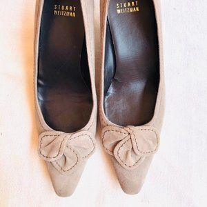 Stuart Weitzman Tan/Taupe Suede Pumps